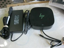 GENUINE HP HSN-IX02 USB-C Dock G5 Universal Docking Station + 120W AC Adapter