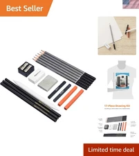 17-Piece Sketching & Drawing Art Pencil Kit for Artists - Non-Toxic & Versatile