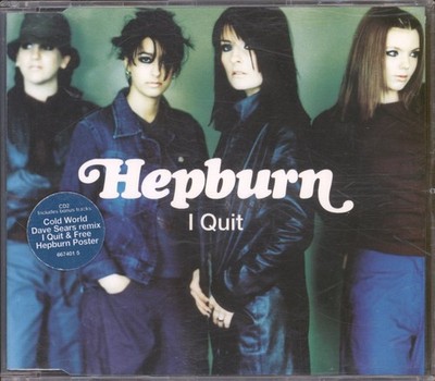Hepburn I Quit CD UK Columbia 1999 part 2 with folded posted and contact card b