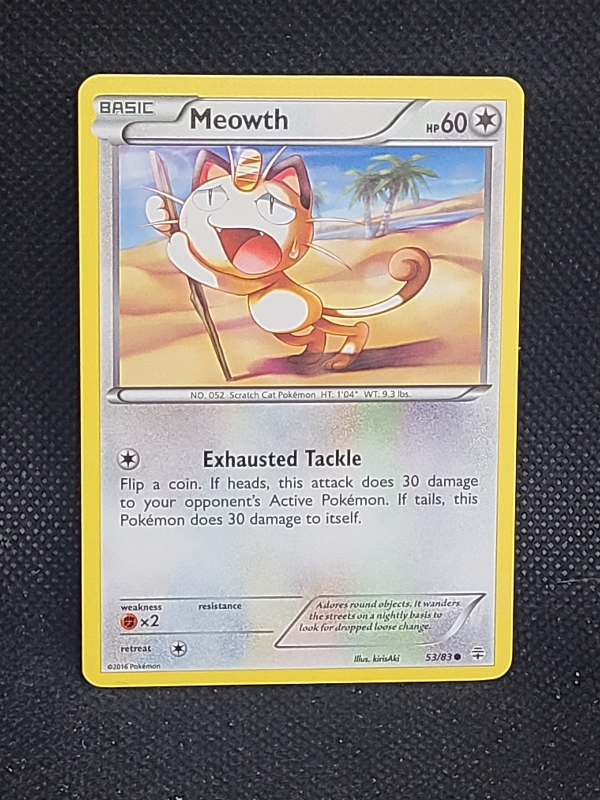 Meowth Pokemon Generations #53/83 MP