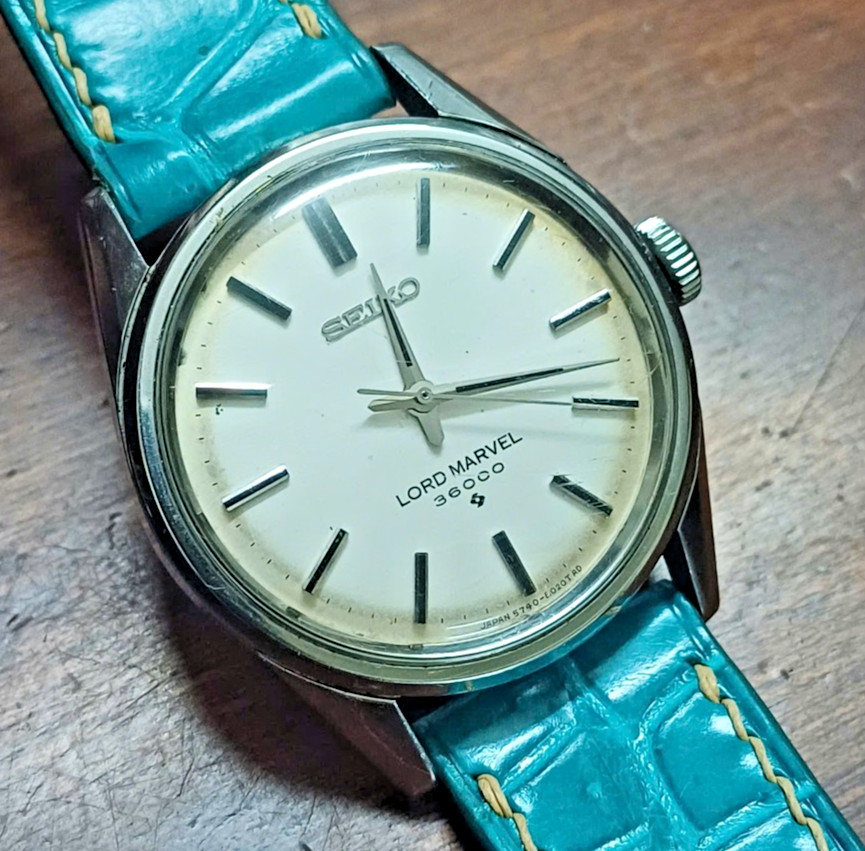 Seiko Lord Marvel 5740-8000 Silver Stick Dial (2250)