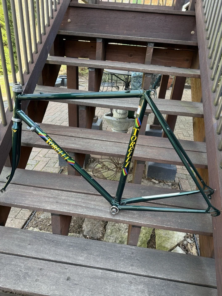 TORELLI ITALIAN LUGGED COLUMBUS STEEL FRAME SET 58cm - Image 2 of 4