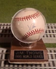 cleveland indians jim thome signed baseball