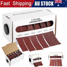 Emery Cloth Roll 4/5/6 Grits Abrasive Sandpaper Rolls Sand Paper with Dispenser