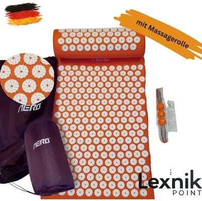 AERB Akupressurmatte Akupressur Nadelmatte Akupunktur Set Kissen Massagematte Yoga