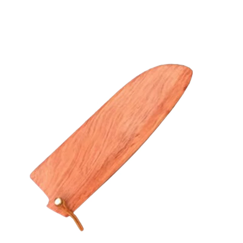 180mm Japanese Chef Knife Sheath Santoku Wood Saya Blade Guard Protector Cover