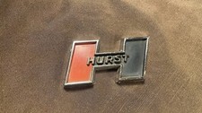 Vintage Original Hurst Equipped Logo Emblem 3d Shifter Badge Nameplate