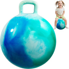 Hopper Ball 18 Inch Bouncy Ball with Handle for Kids, Hippity Hop Jumping Hoppin
