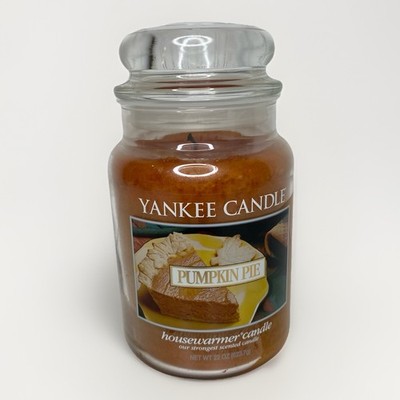 Vintage Yankee Candle Pumpkin Pie 22oz Large Jar Authentic Housewarmer with Lid
