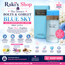 New Women's BOLTS GOBLET BLUE SKY Eau De Parfum Spray 100ml - 3.4 fl oz