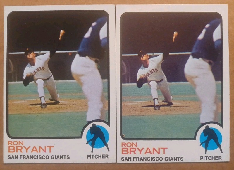 1973 TOPPS #298 SAN FRANCISCO GIANTS RON BRYANT [2] NM/MT 07009