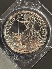 2012 Royal Mint  Britannia 1 oz Silver £2 Coin  in original packaging