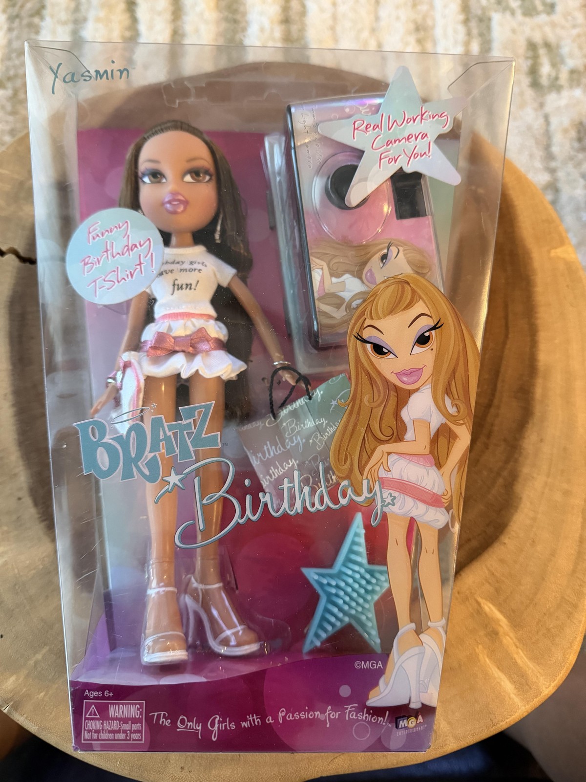 Bratz Birthday Yasmin Doll 2006 Real Working Camera MGA New 