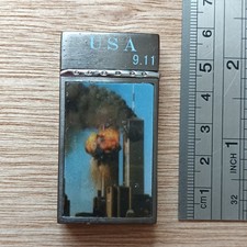 RARE USA 911 World Trade Center Attack Malaysia Cigarette Lighter