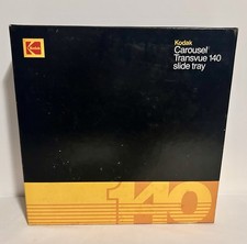 Lot of 7 Kodak B140T Carousel Transvue 140 Slide Tray Vintage