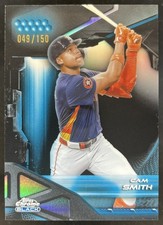 2026 Topps Chrome Black Cam Smith Blue Refractor /150 Astros #194