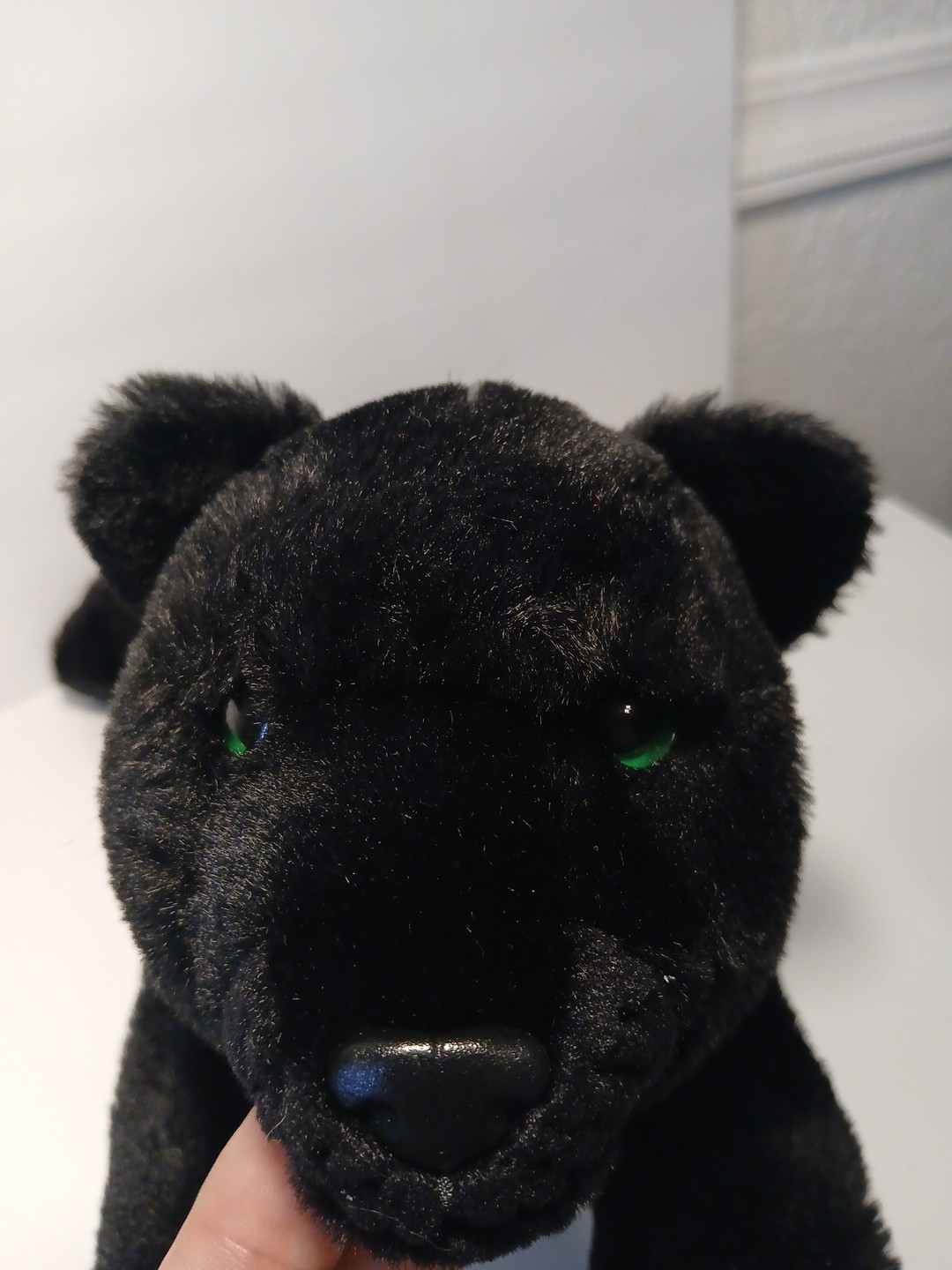 FAO Schwarz Black Panther Realistic Soft Plush Stuffed Animal 2020 16" Cat NWTs thumbnail 10