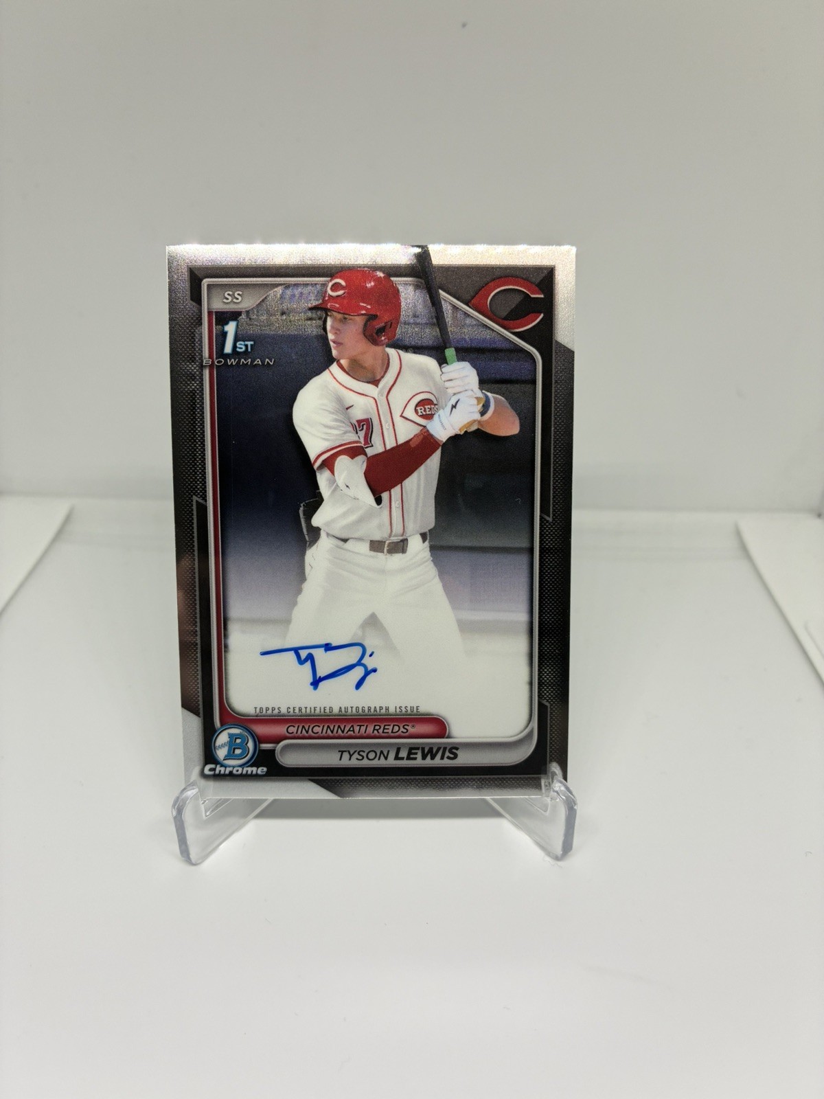 2024 Bowman Chrome Draft - Prospect Autographs Tyson Lewis #CPA-TL 1st Auto