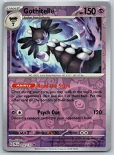 pokemon gothitelle card BLACKPURPLE here I absolutely LOVE this card! It's so majestic and the dark background with the moon and stars is just sick . # #pokemontcg #pokemoncards #pokemoncommunity #pokemoncollection #pokemoncollector #gothitelle Distorted Future Once during your turn Pokemon 2025 SV11W White Flare