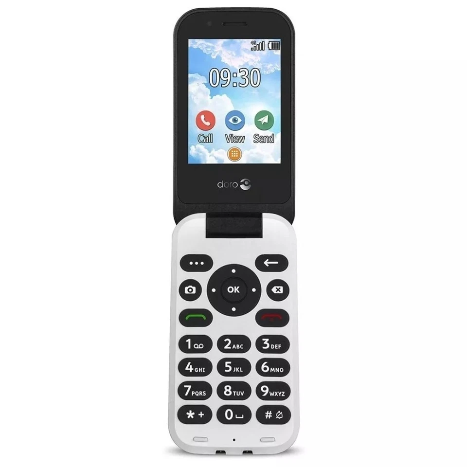 New Doro 7030 4G Dual sim, Big Keys, Loud Sound, Black & White factory unlocked. - Image 2 of 4