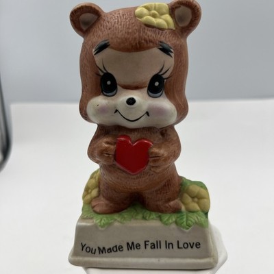  You Made Me Fall In Love  Bear with Heart by Russ Berrie #816 70s Romance