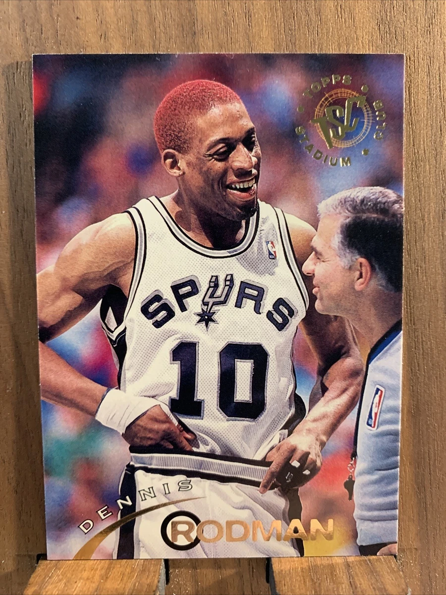 Topps Dennis Rodman San Antonio Spurs Basketball Sports Trading