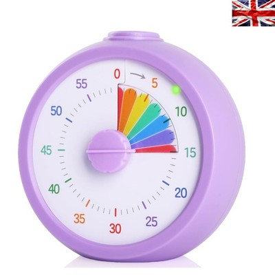 Kompakter visueller 60-Minuten-Countdown-Timer - Kinderwerkzeug für Fokus & Produktivität
