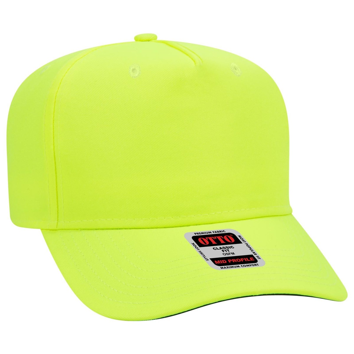 OTTO CAP 52-127 Unisex Neon 5 Panel Low Crown Baseball Hat | eBay