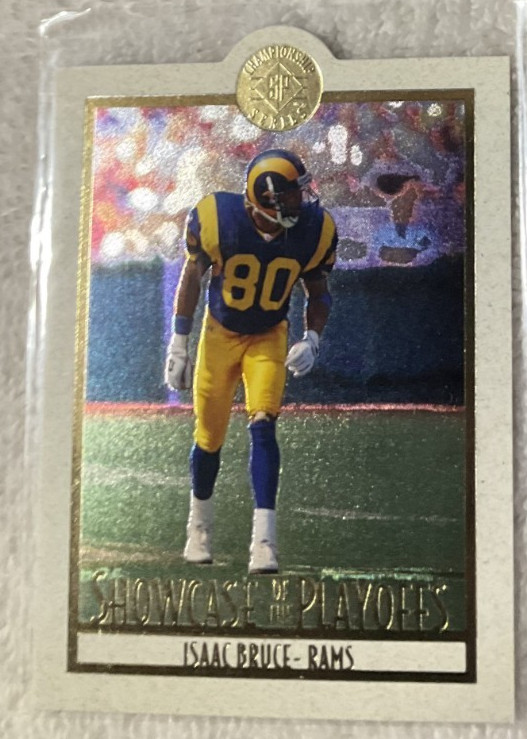 1995 Upper Deck SP Championship Isaac Bruce Playoff Showcase Die-Cut #PS3 RAMS