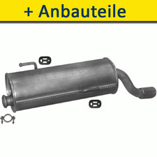 Endtopf Auspuff+ für PEUGEOT 206 CC 206+ 1.1 1.4 1.6 1998-2013