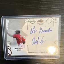 Leaf 2016 Trinity Anfernee Grier #A-AG1 Autograph Arizona Diamondbacks