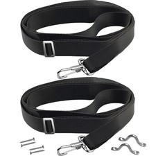 RUSON 2 Pack Bimini Boat Top Straps with Single Snap Hook, Heavy Duty Adjustable