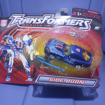 Transformers Blue SIDE BURN Autobot Deluxe RID 2001 Hasbro New Sealed