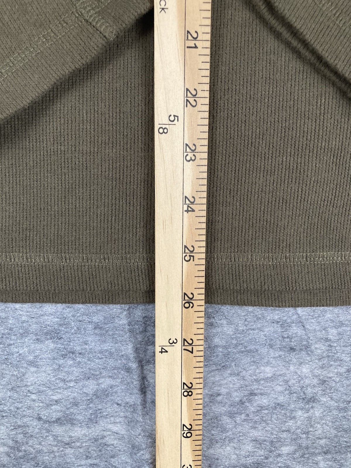 FILA Allsaints T Shirt Uomo L Verde Oliva Rowe Girocollo Maglia Manica Lunga Termica