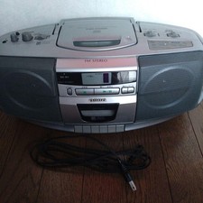 aiwa CSD-ES225 COMPACT DISC STEREO RADIO CASSETTE RECORDER AC100V 50/60Hz 13W
