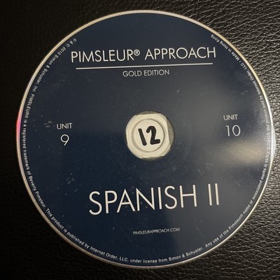 Pimsleur Approach - Spanish 2 CD 2010 Unit 9&10