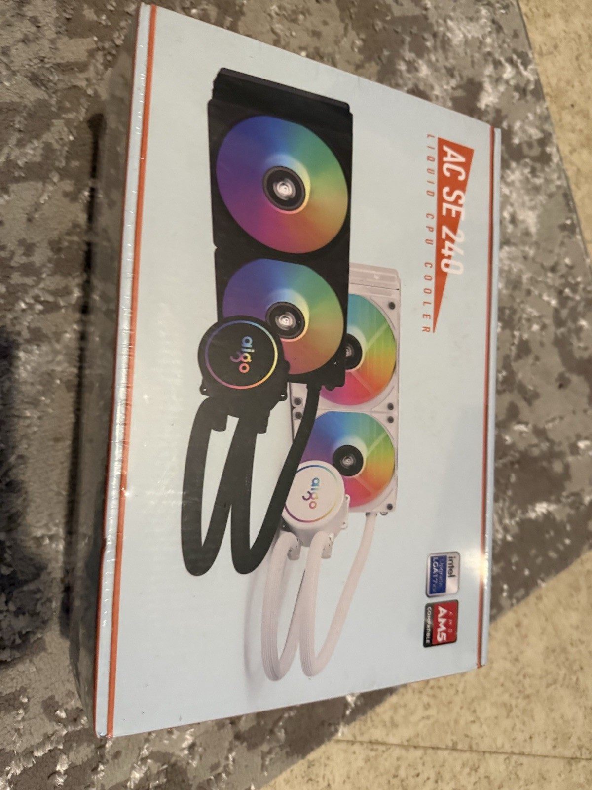 Kit watercooling Aigo AC SE 240 ARGB noir neuf pour processeur AMD et Intel