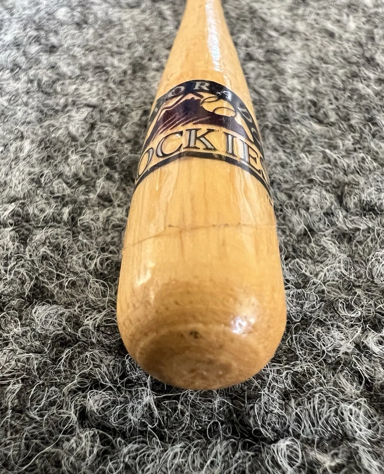 Colorado Rockies VTG 1990s Key Ring Wooden Baseball Bat MLB Baseball Souvenir  - Image 4 of 4