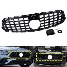Kühlergrill schwarz für Mercedes E-Klasse W213 2020/06-2023/10 Panamericana GT Kühlergrill schwarz für Mercedes E-Klasse W213 2020/06-2023/10 Panamericana GT