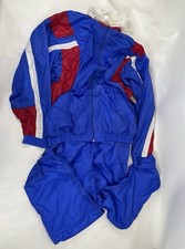 MacGregor Tracksuit Hooded Jacket Pants Mens Size XL Blue
