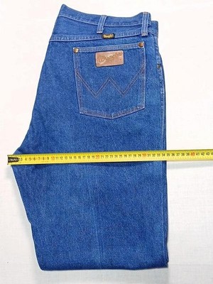 Men Wrangler Jeans Navy Denim 34 / L / 50 #1XJ6