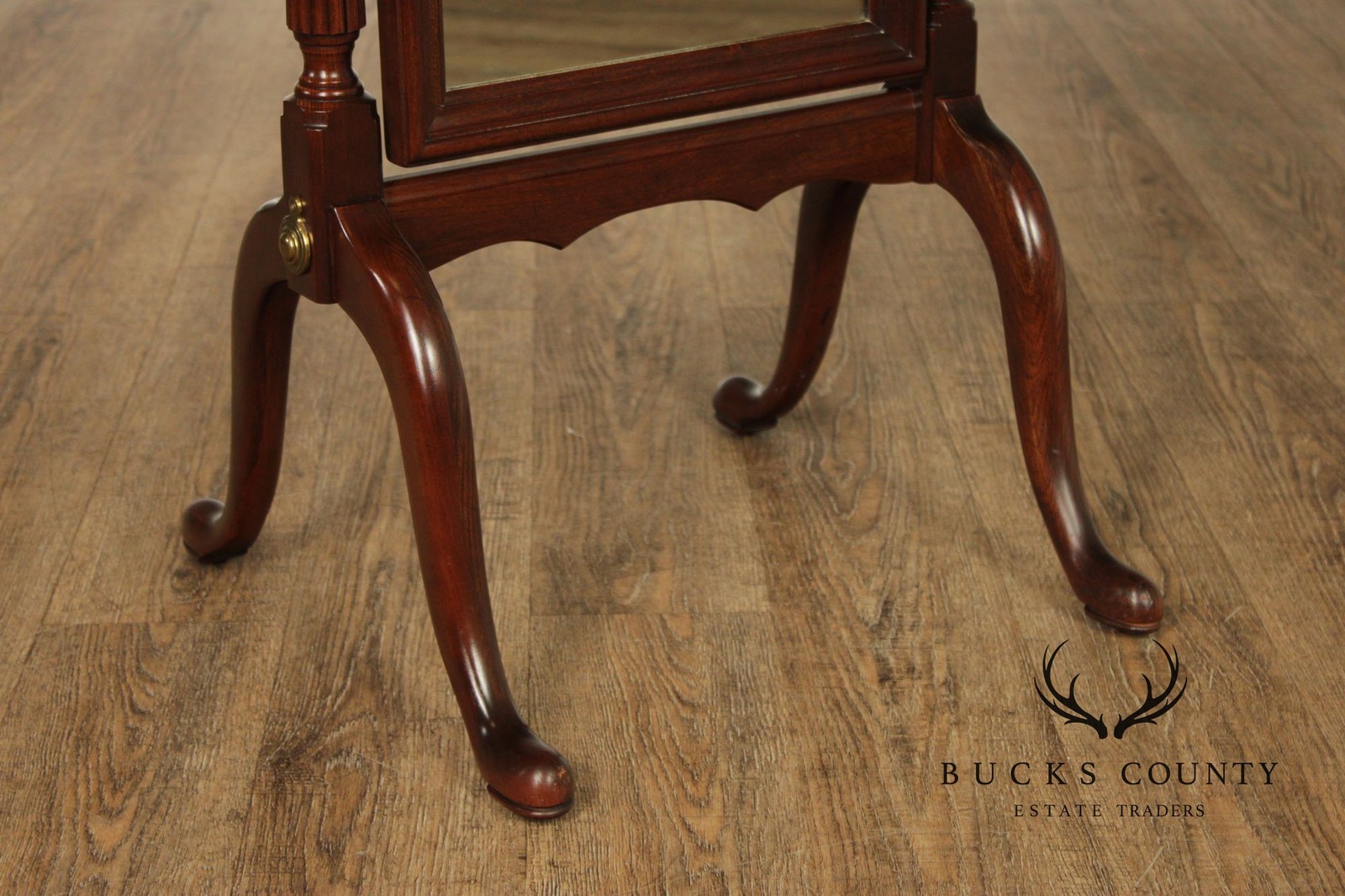 Ethan Allen Georgian Court Cherry Cheval Mirror