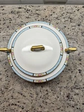 RARE PATTERN K3215M Homer Laughlin Handled Covered Casserole Vegetable Dish Bowl