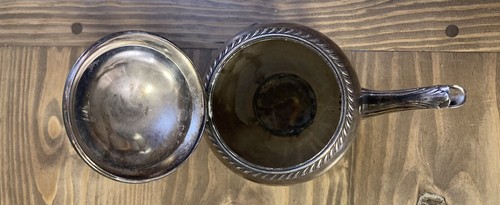 Vintage Fiesta Oneida LTD Silber 10" verzierte Teekanne - Bild 5 von 6