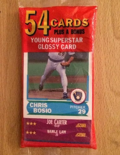 1988 Score Baseball Card Pack Don Mattingly Joe Carter Barry Bonds & More!!!! - Picture 5 of 5