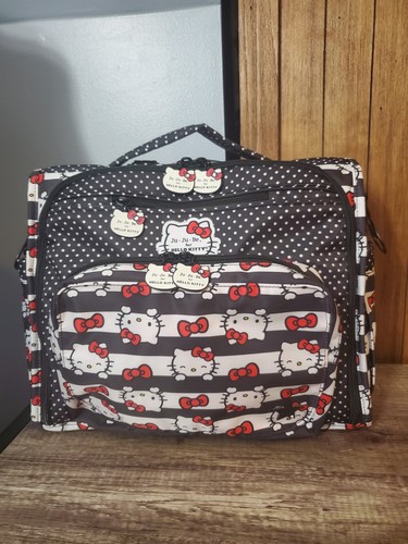 EUC Ju-Ju-Be Hello Kitty Sanrio Dots And Stripes BFF Diaper Bag
