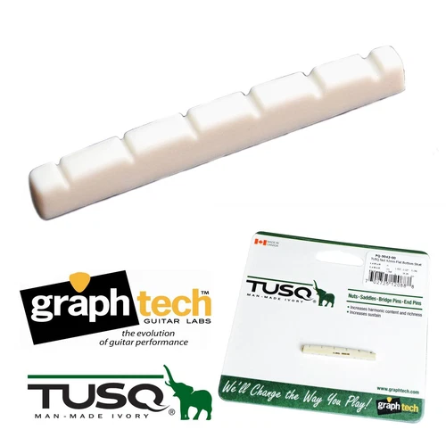 GraphTech PQ-5042 Tusq Nut Flat Bottom Stratocaster/Telecaster Compatible