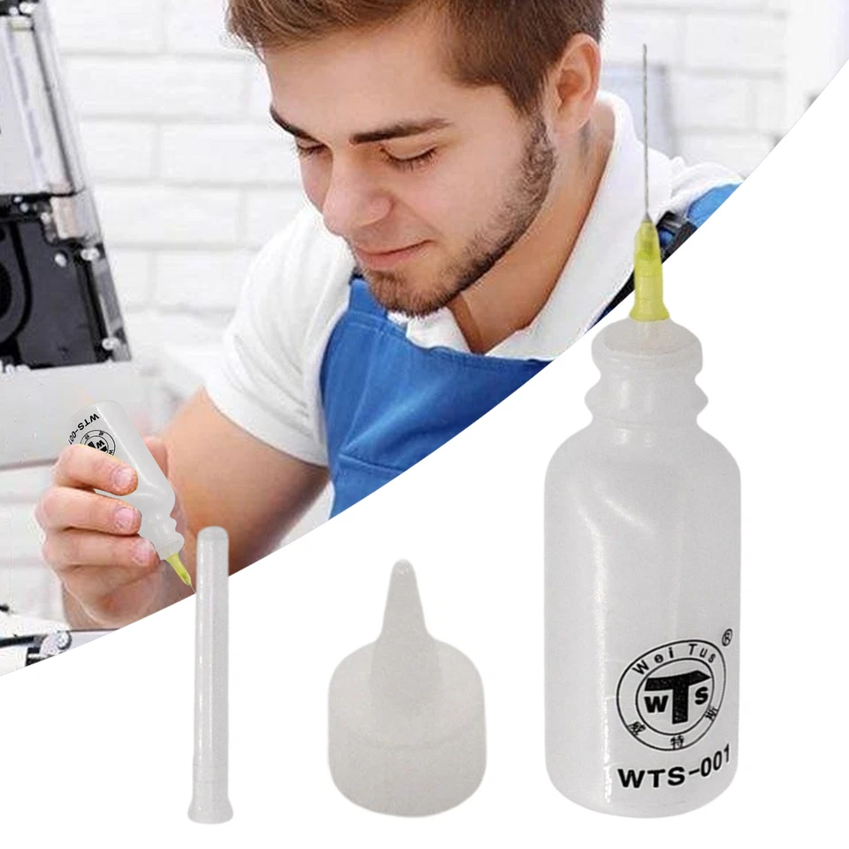 Needle Tip Applicator Bottle Quilling Tool Precision Tip Squeeze Bottle Brightly - Image 3 of 4