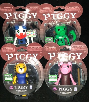 PIGGY Series 1 Dinopiggy Tigry CLOWNY PIGGY 3.5  Collectible Figure DLC Code 