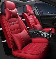For Honda Cr-v Leather Front Rear Car Seat Covers 5-seats Protectors Full Set